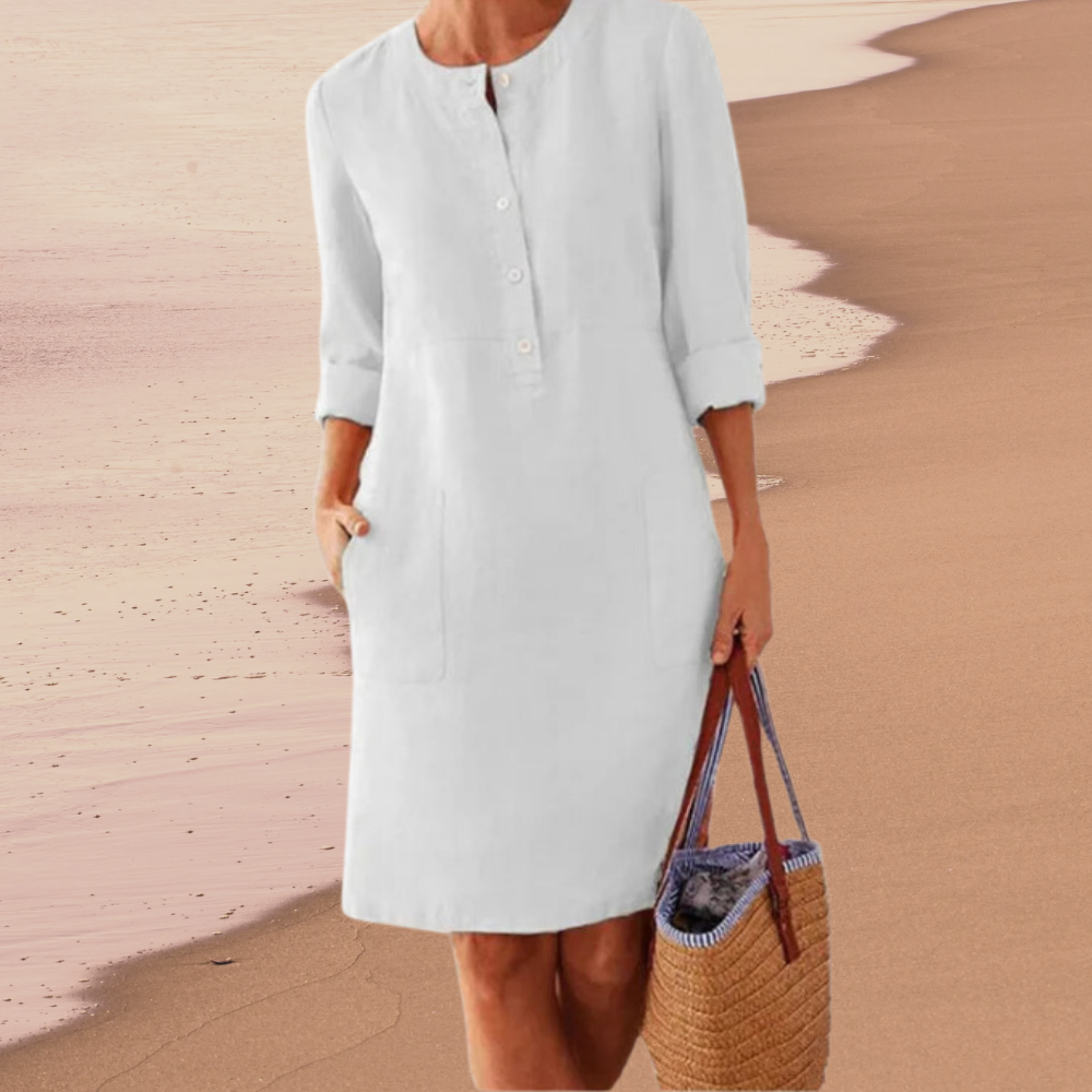 Soraya | Cotton-Linen Dress