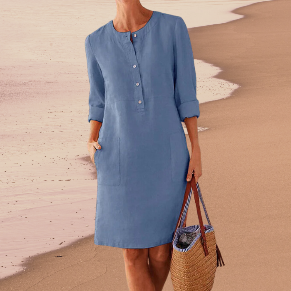 Soraya | Cotton-Linen Dress