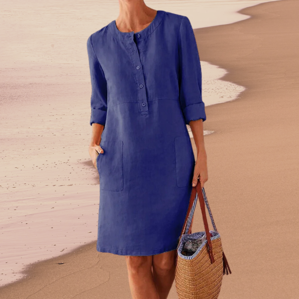 Soraya | Cotton-Linen Dress