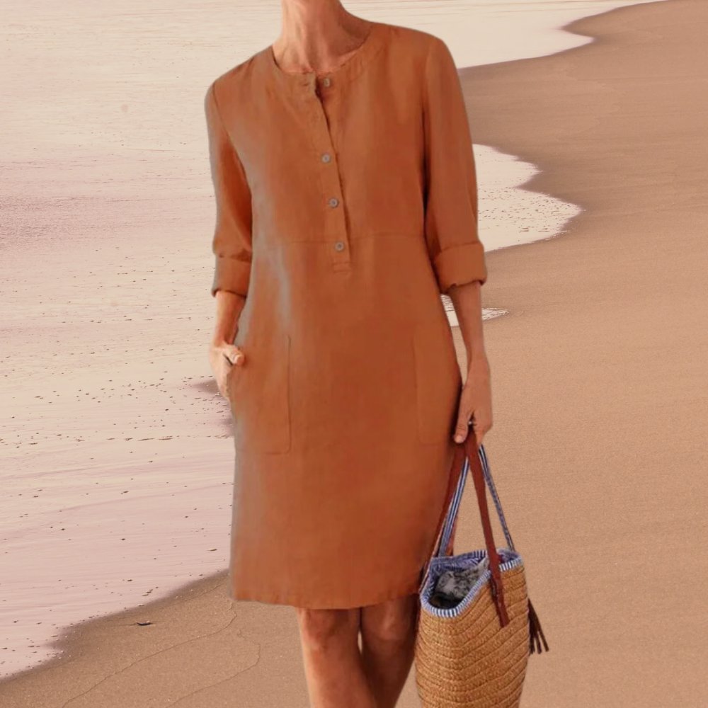 Soraya | Cotton-Linen Dress