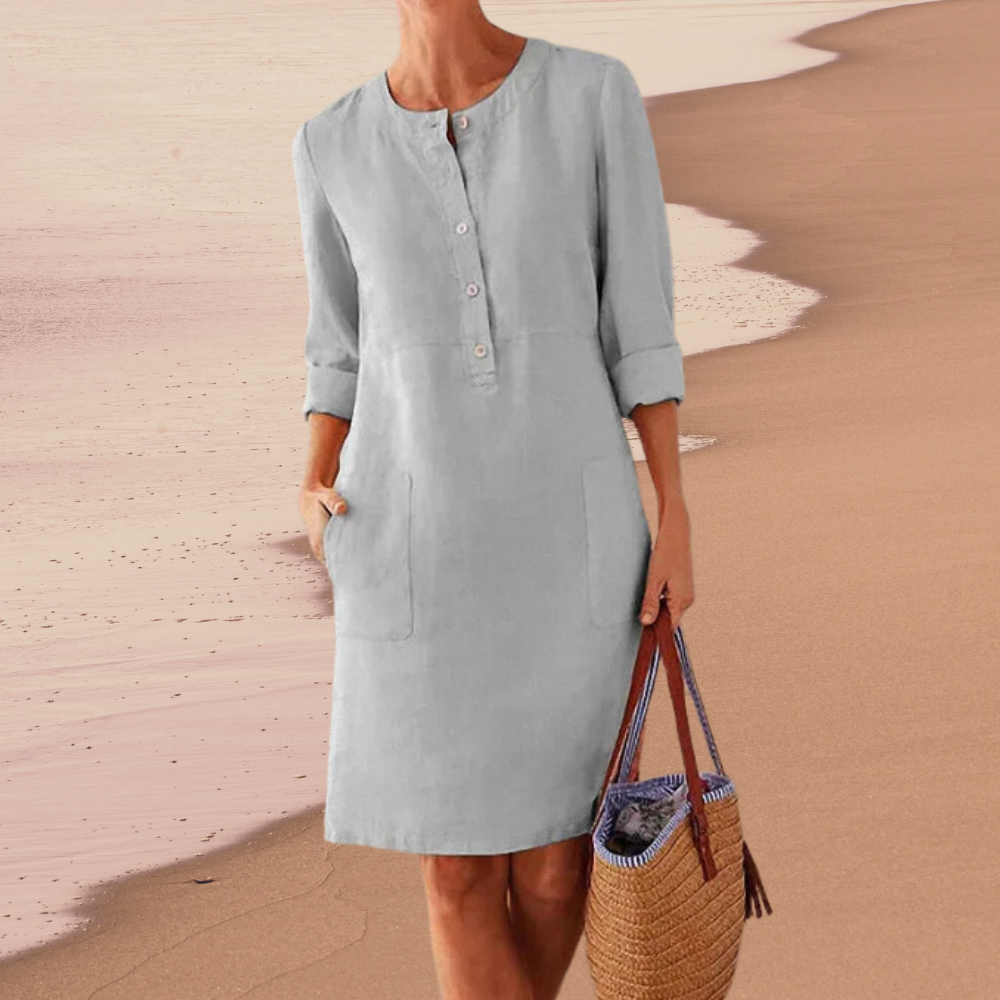 Soraya | Cotton-Linen Dress