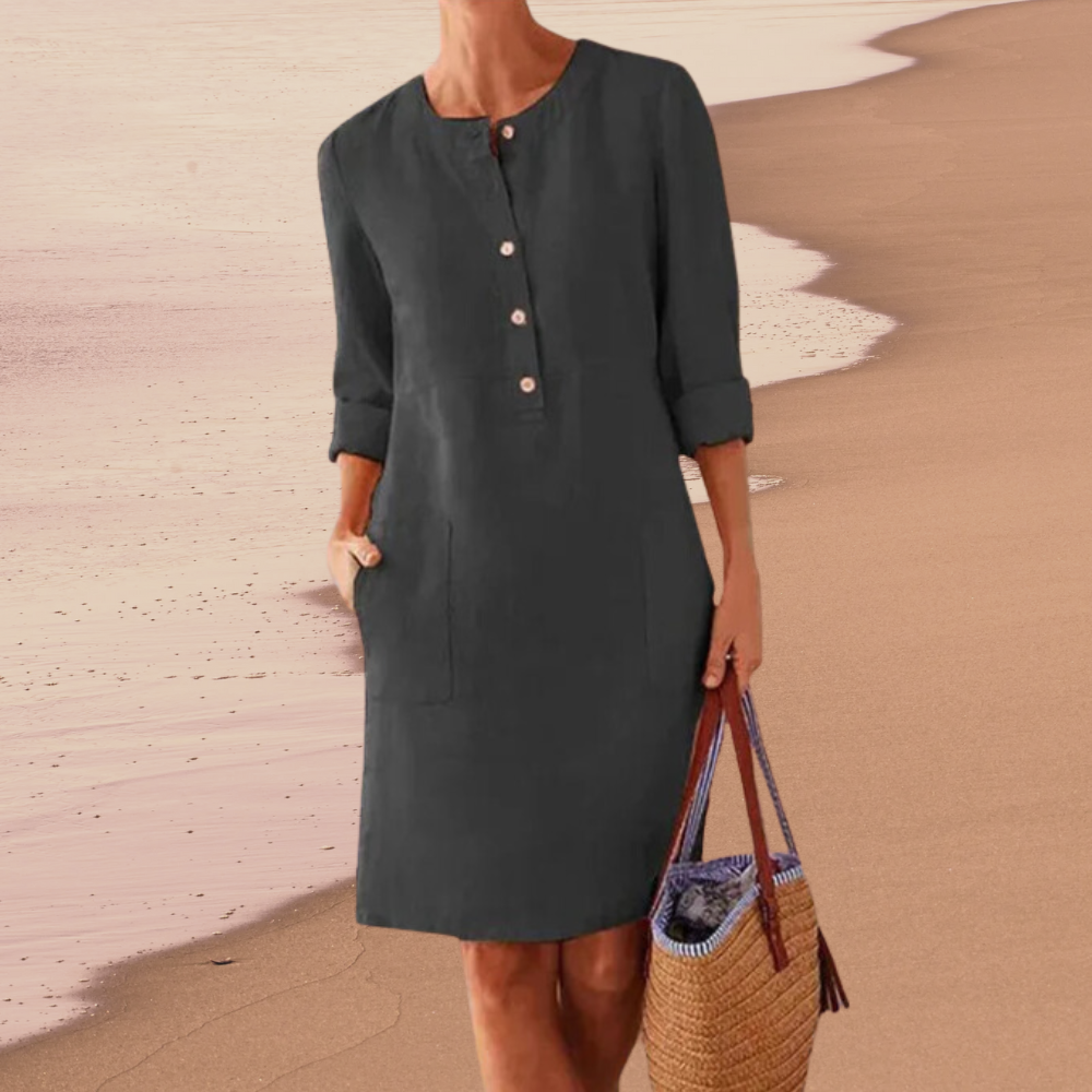 Soraya | Cotton-Linen Dress