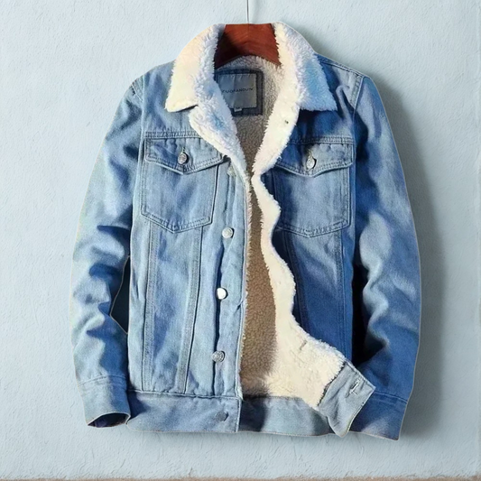 Leo – Thickened Loose-Fit Denim Jacket
