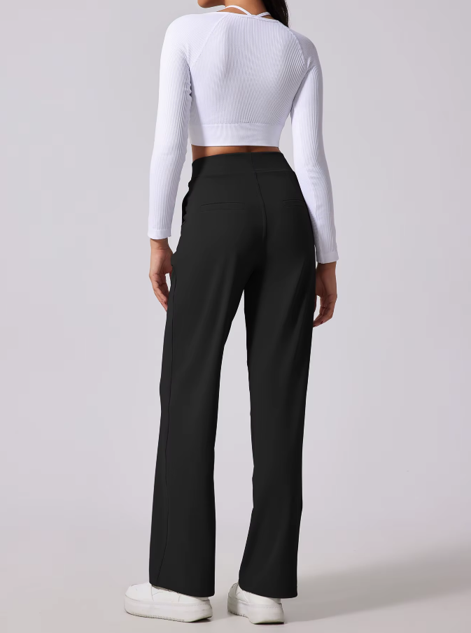 Sophia – High-Waist Stretch Casual-Work Pants