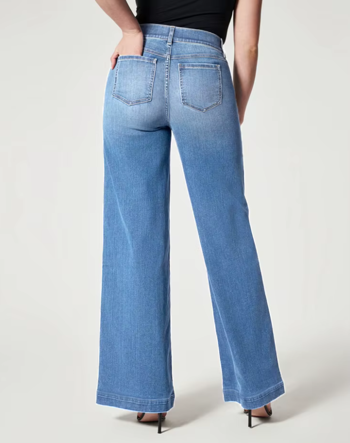 Chic Flex™ High Waist Wide Leg Stretch Jeans