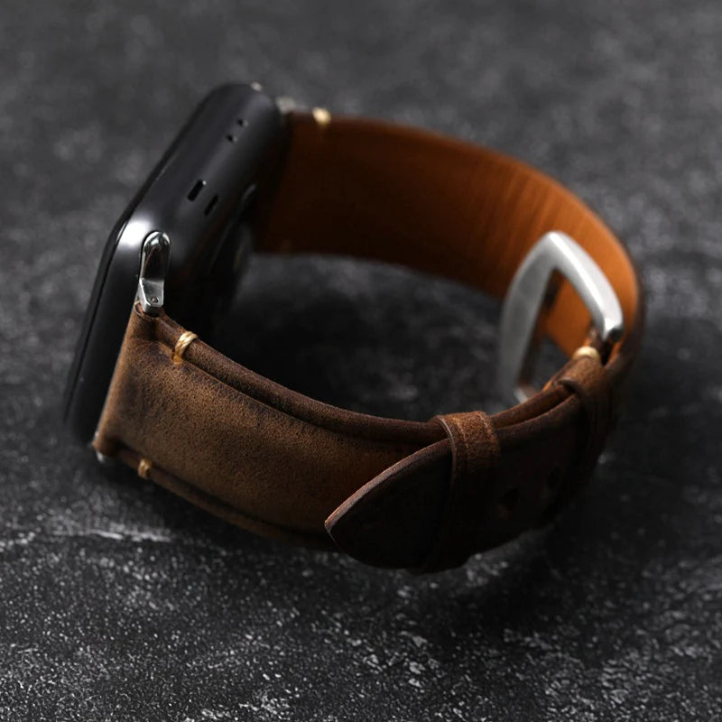 Classic Dark Brown Watch Band