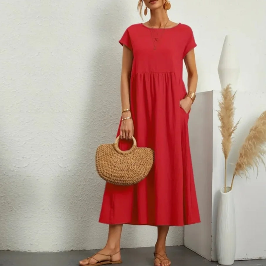 Mara - Women's Linen Dress