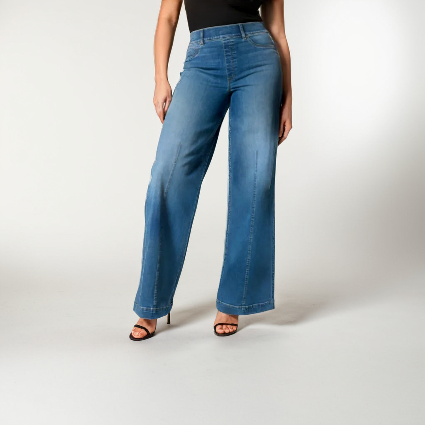 Chic Flex™ High Waist Wide Leg Stretch Jeans